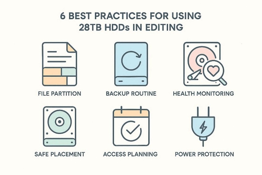 28tb hdd best practices