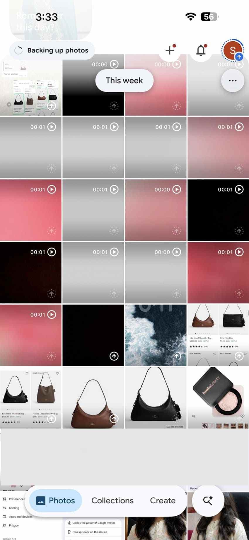 check cloud photos