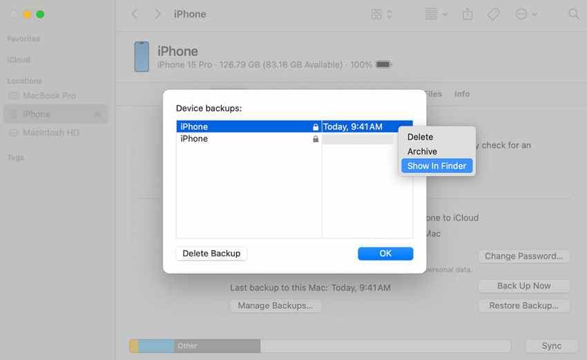 full device backup