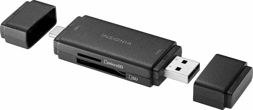 insignia usb a and usb c card reader