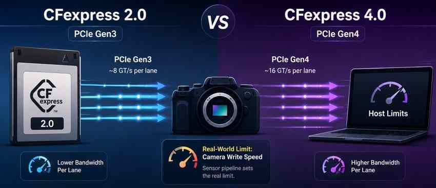 cfexpress 2.0 vs 4.0