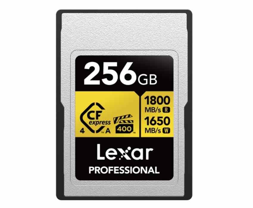 lexar professional gold cfexpress type a