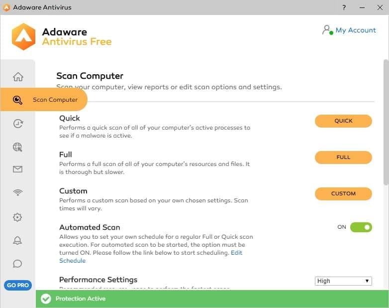 adaware free anti-spyware and antivirus tool