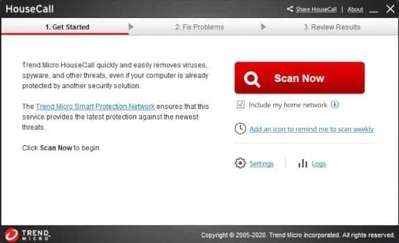 housecall free anti-spyware tool