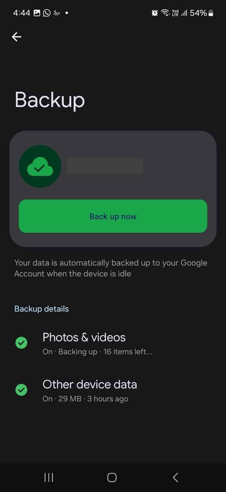 google backup picture