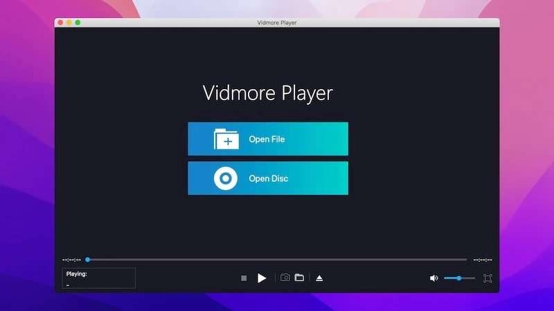 vidmore mac webm player