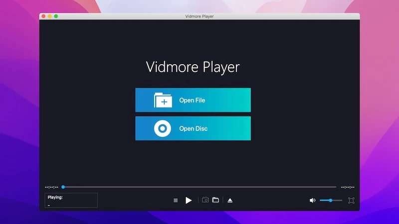 Vidmore Mac WebM Player