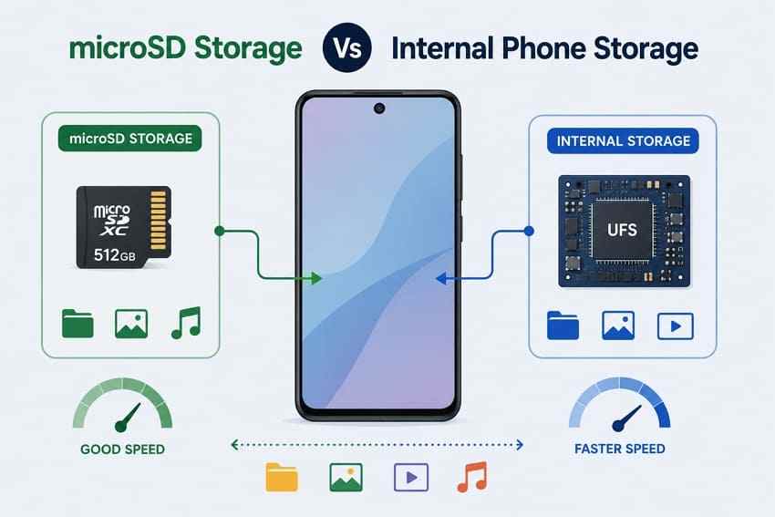 internal storage vs microsd card