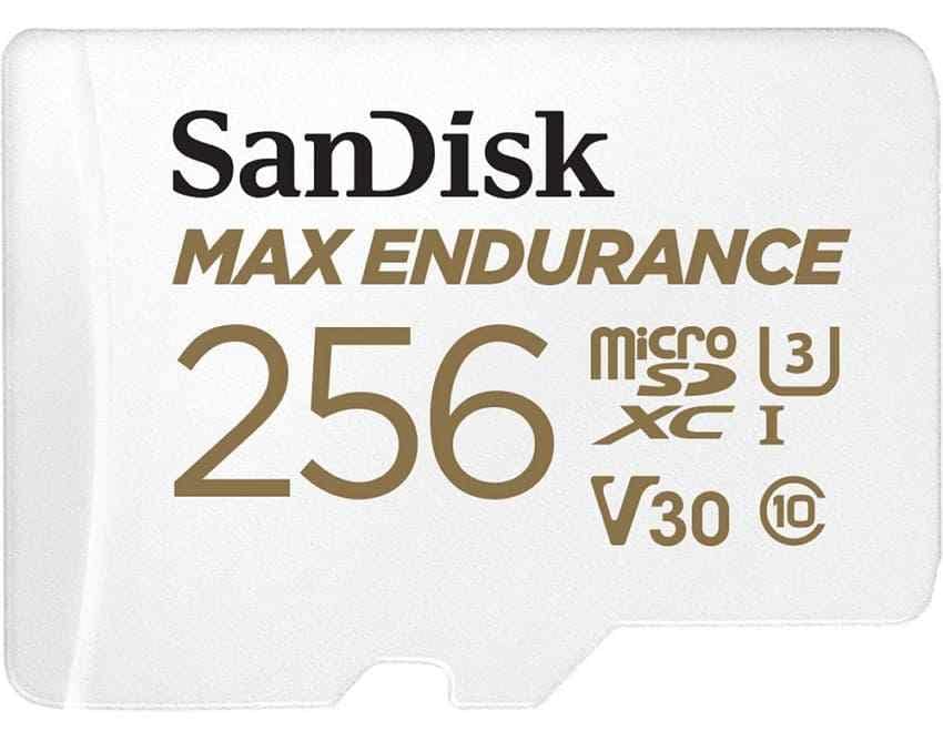 sandisk max endurance sd card for dash cam