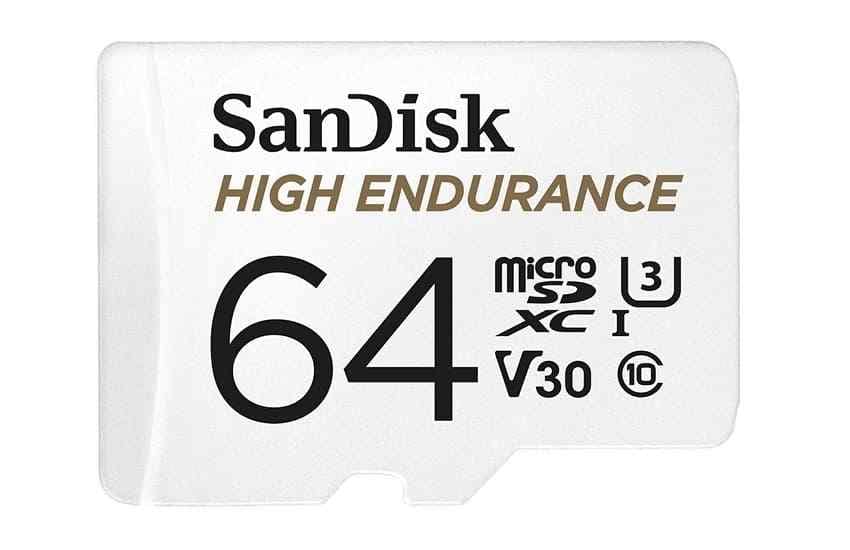 sandisk high endurance dash cam sd card