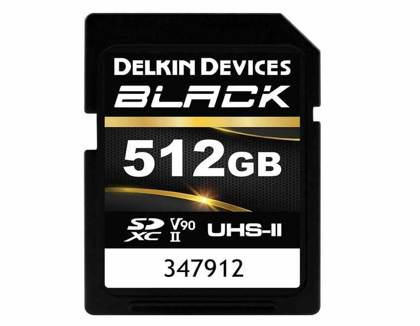 delkin black v90 card