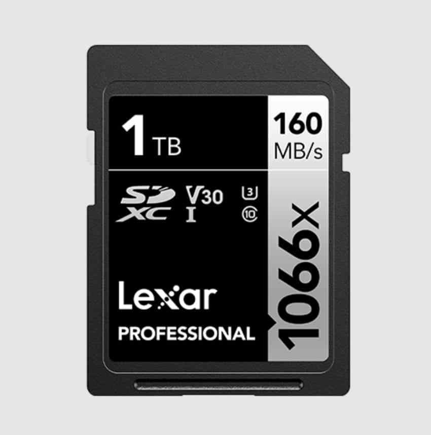 best sd cards for cameras lexar
