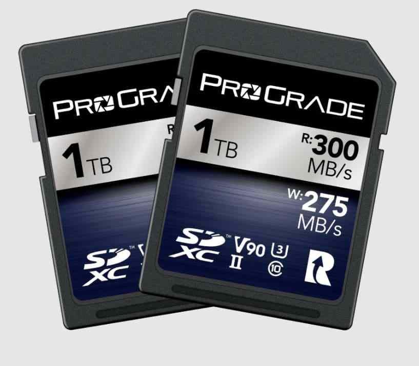 best sd cards for cameras prograde
