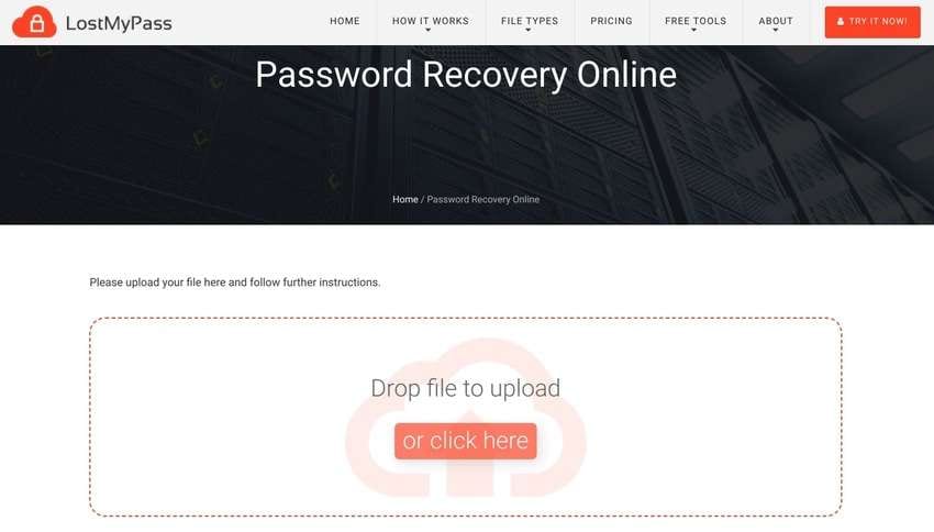 lostmypass password recovery