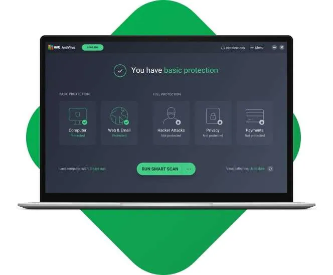 solução de remoção de vírus trojan oferecida pelo avg antivirus