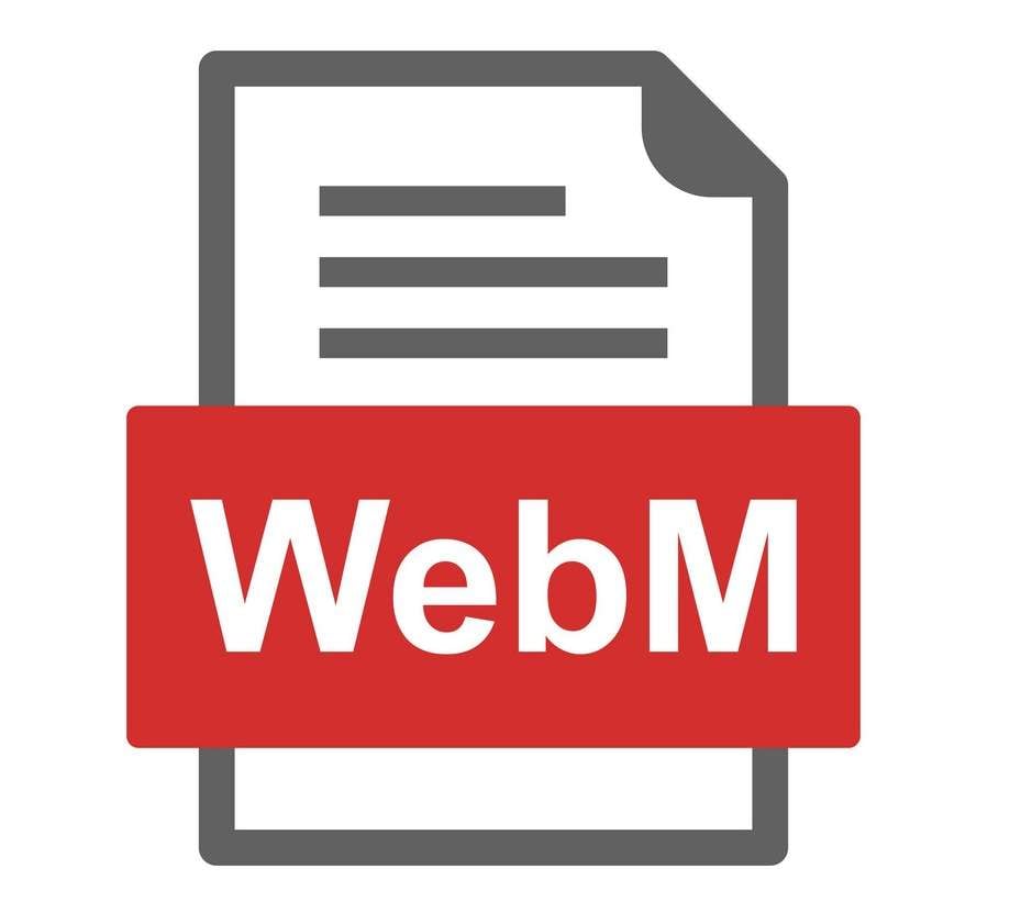 webm format icon 
