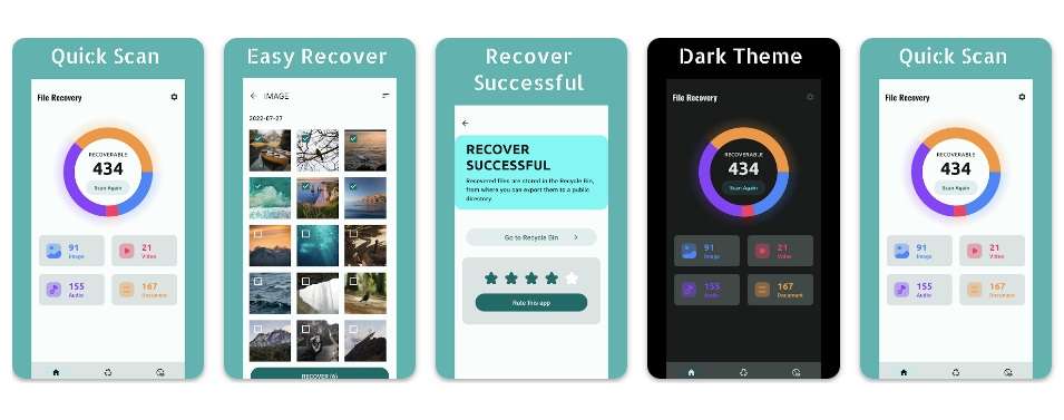 lo li's file recovery android app