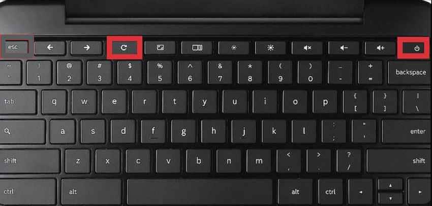 perform chromebook hardware reset
