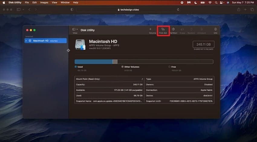 click on first-aid kit