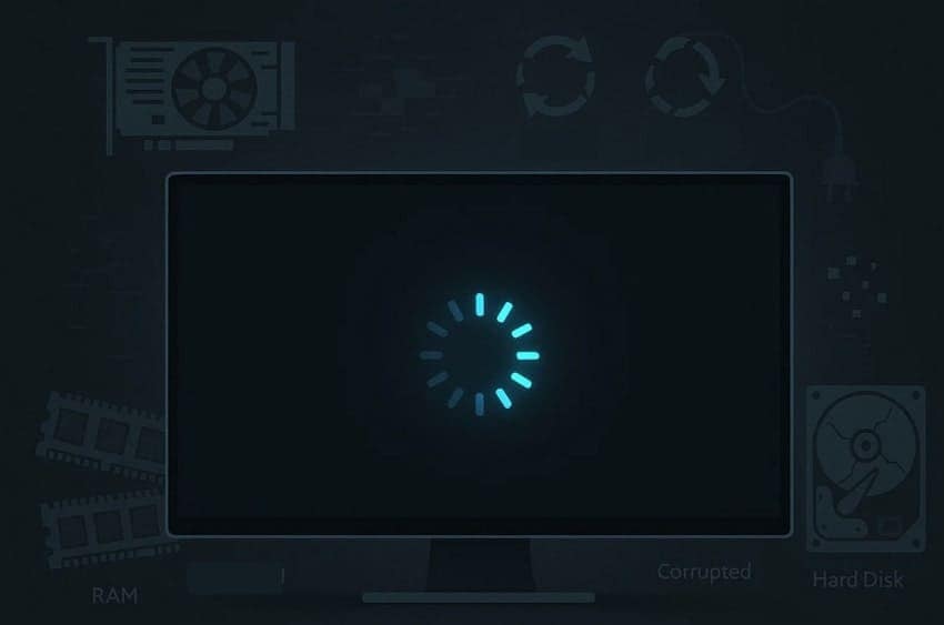 why black screen occurs