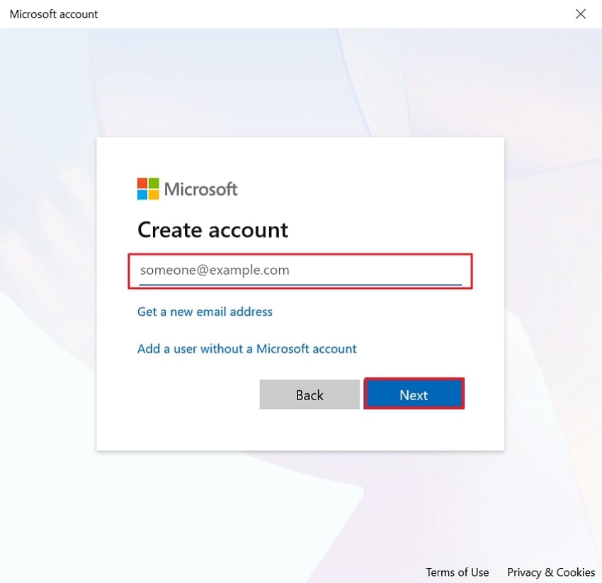 write gmail click next button