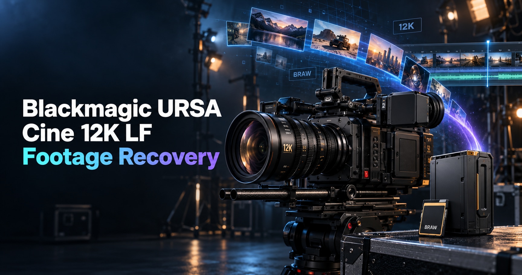 How to Protect and Recover Blackmagic URSA Cine 12K LF Footage