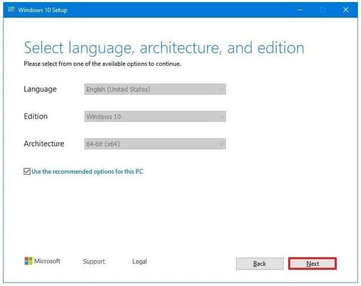 setting up bootable usb 