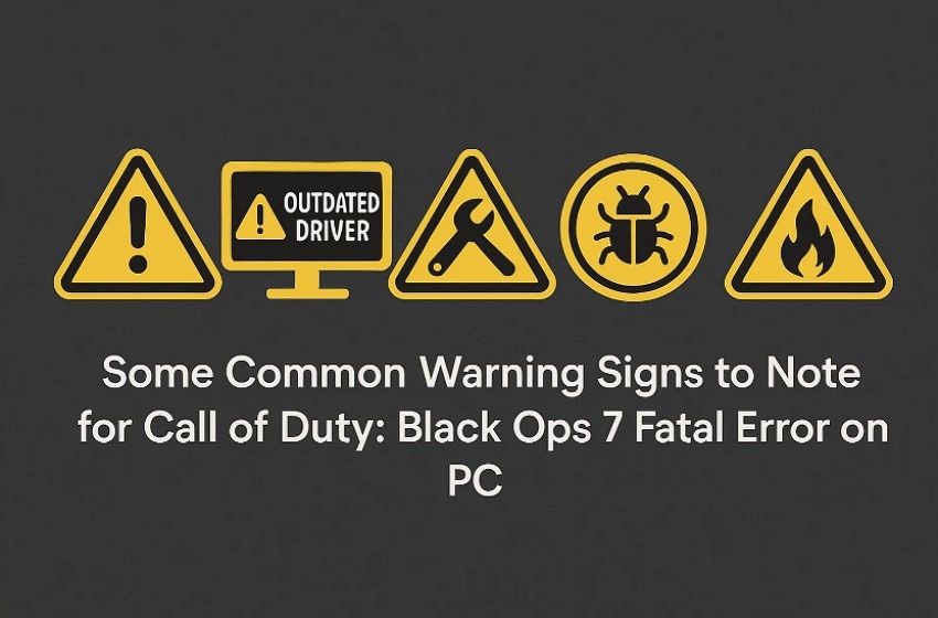 warning signs call of duty errors