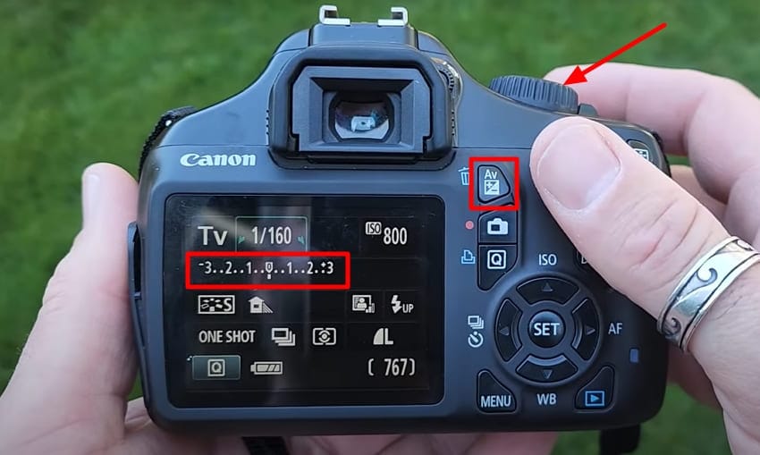 adjust exposure settings