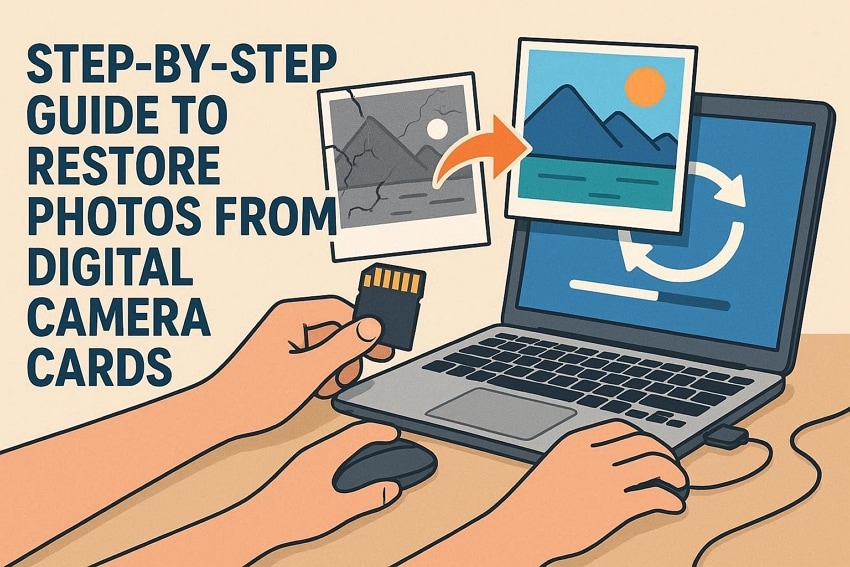 restoring photos from memory card