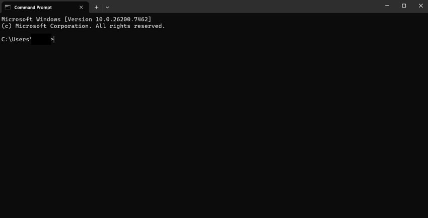 use cmd tools for recovery