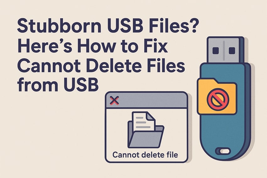 fix cannot delete files from USB issue