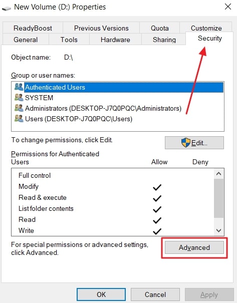 access personal details