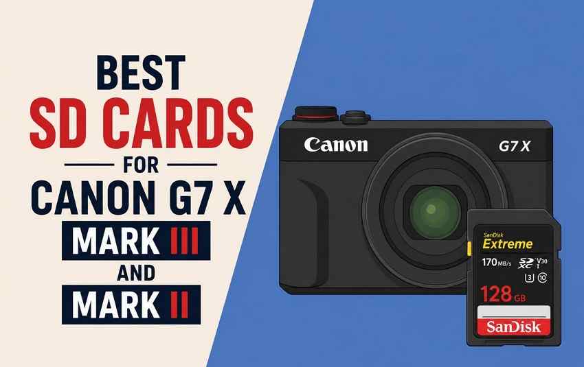 Best SD Cards for Canon G7 X Mark III and Mark II: Top Picks