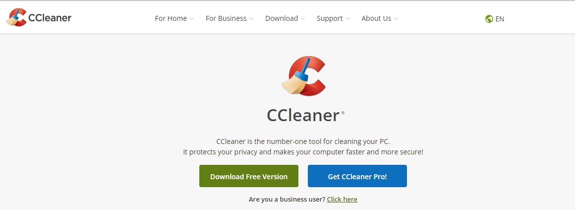 programa limpiador de unidad ccleaner 