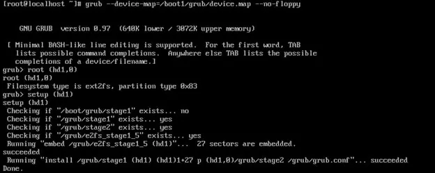 instalar grub en el disco duro secundario