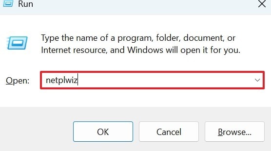 access windows r input netplwiz