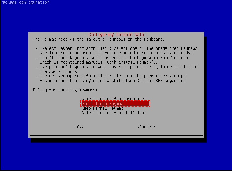 selecione configurações e idioma do mapa de teclas