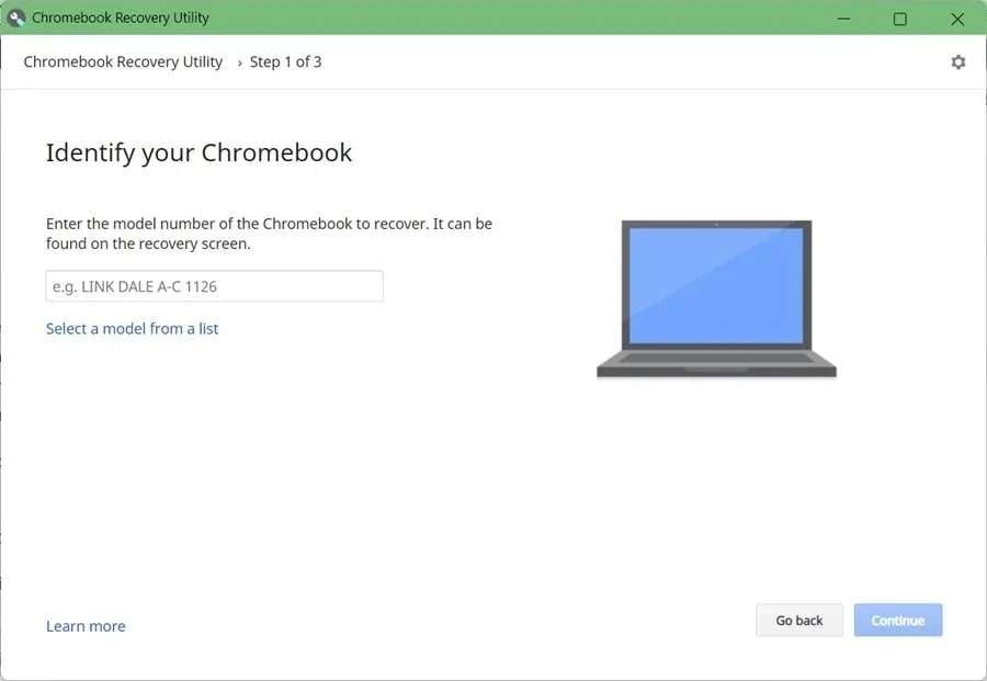 identify your chromebook