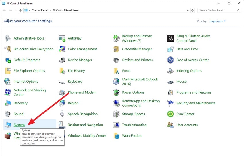 access system on control panel