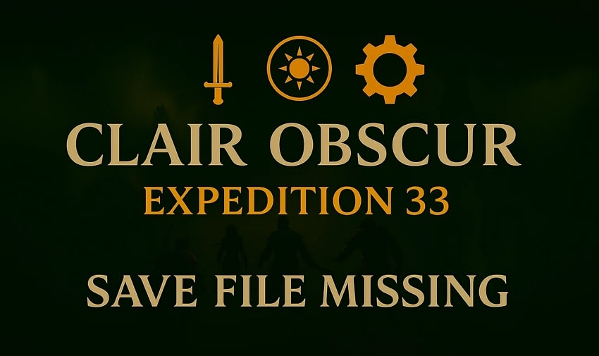 saved files clair obscur game missing