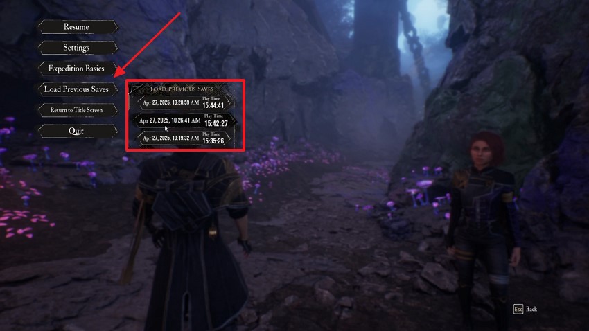 access in game progress