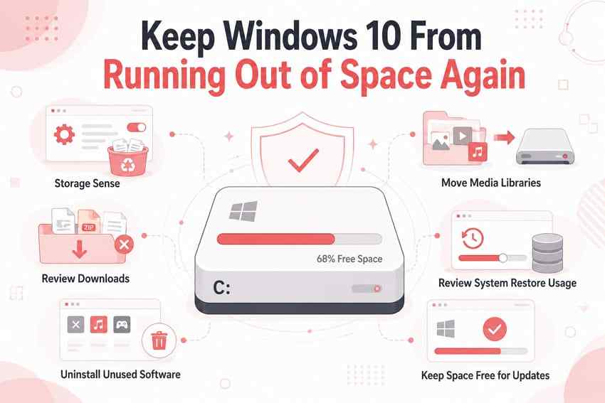 windows storage prevention habits