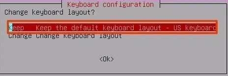 keep the default keyboard layout