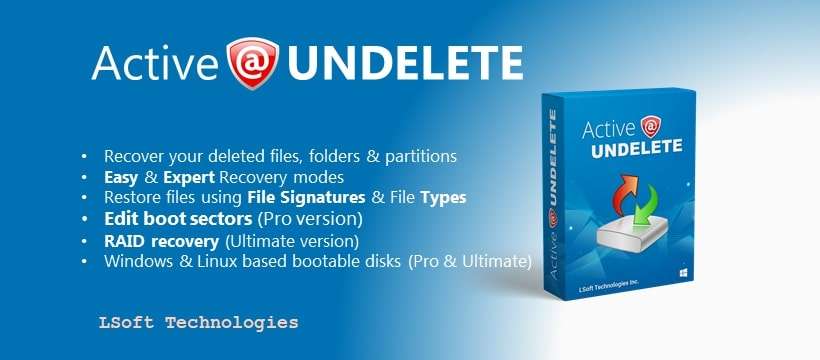 active undelete and its specifications
