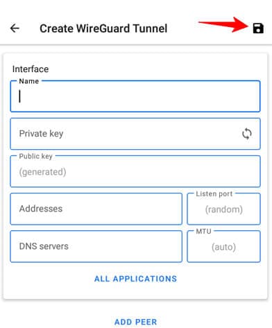 saving wireguard configurations in android