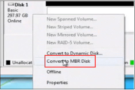 convert gpt to mbr