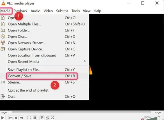 confira o recurso de converter/salvar do vlc