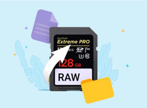 How To Convert RAW SD Card to FAT32 (Without Losing Data Included)