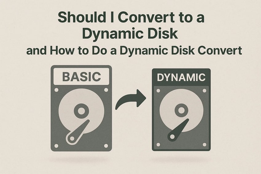 guide to convert to dynamic disk
